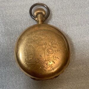 Antique ELGIN Pocket Watch Gold Filled